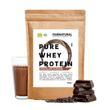 Organic whey protein powder chocolate