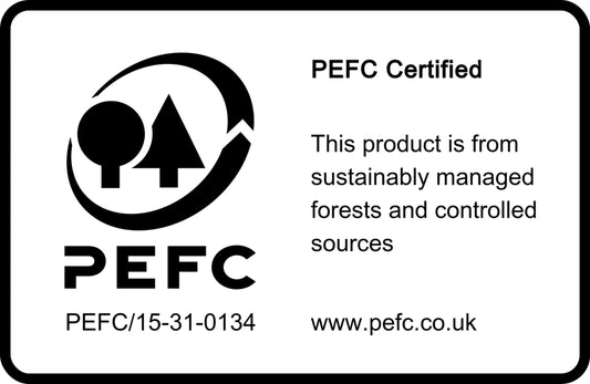 Schwarz-weißes PEFC-Etikett für Post-it® Notes 6810GB, 38 x 51 mm, gelb, von 3M Deutschland GmbH, zeigt das PEFC-Logo, die Zertifizierungs-Nr. SGSCH-PEFC-COC-110078, Website-Adresse und bestätigt die Herkunft aus nachhaltig bewirtschafteten Wäldern.