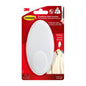 The 3M Command™ Clothes Hook, 17019-FGN from 3M Deutschland GmbH holds up to 3.4 kg, can be mounted without drilling, and comes in a red and white package with German-French text and the image of a coat on the plastic hook.