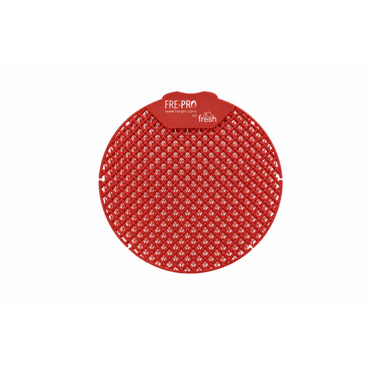 FRE-PRO Fresh Guard Scented Vinyl Urinal Strainer, Cherry on Both Sides