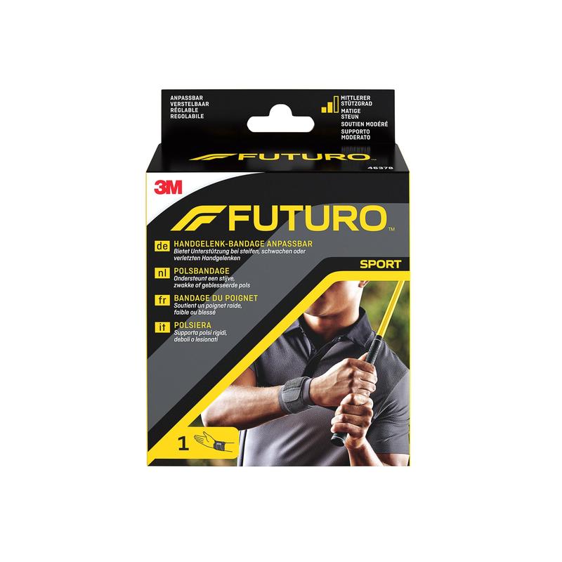 FUTURO™ adjustable wrist bandage 46378, adjustable SPORT (14.0 - 24.1 cm) | Pack (1 piece)