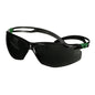3M™ SecureFit™ 500 safety glasses, green/black temples, anti-scratch coating+ (K), gray lens protection level IR 5.0, SF550ASP-GRN-EU, 20 per pack | Pack (1 piece)